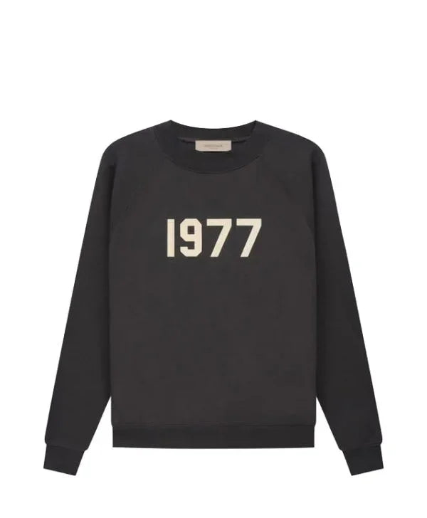 Essentials Crewneck Black 1977 Sweatshirt