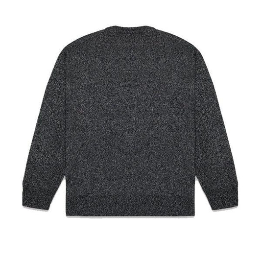 Essential Charcoal Gray Classic Round Neck Sweater