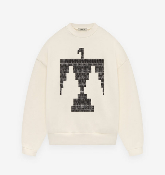 Essentials Crewneck Thunderbird Cream Sweatshirt