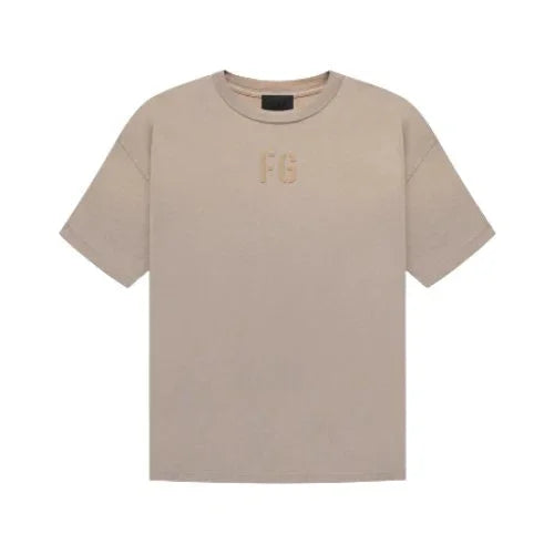 Fear of God Essentials FG Logo T-Shirt — Sand