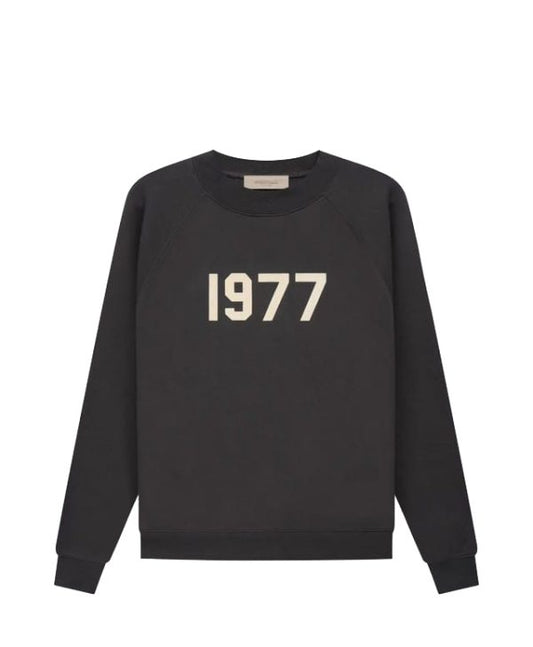 Essentials Crewneck Black 1977 Sweatshirt