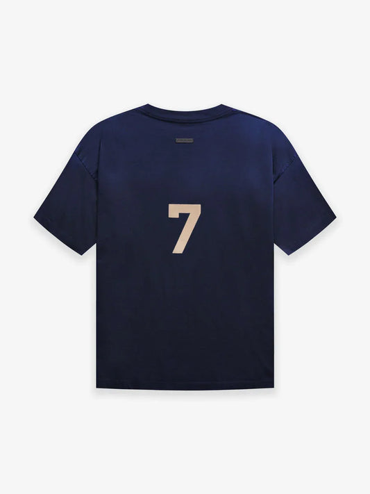 Fear of God Essentials 7 Tee — Navy Blue