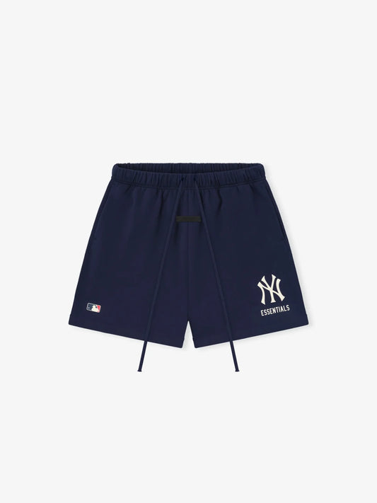 Fear of God Essentials x MLB New York Yankees Shorts — Navy