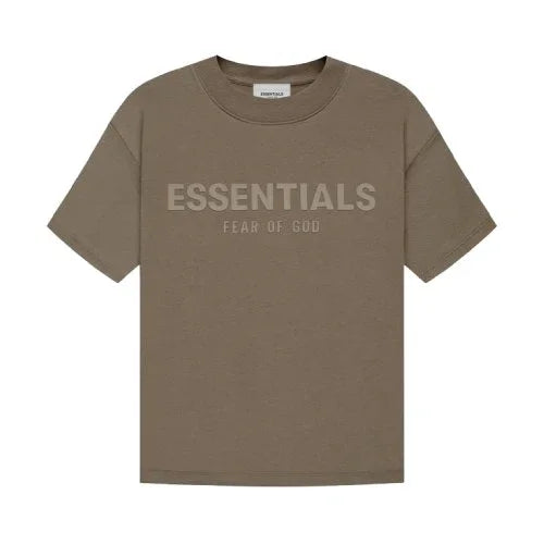 Fear of God Essentials Bold Logo T-Shirt — Brown