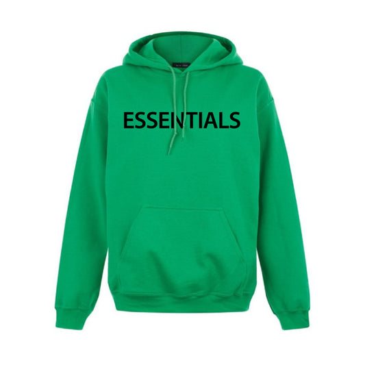 Essentials Bold Logo Green Hoodie