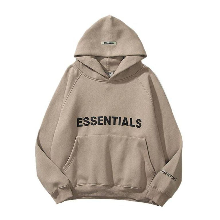 Fear of God Essentials Raglan Oversized Tracksuit Set — Tan