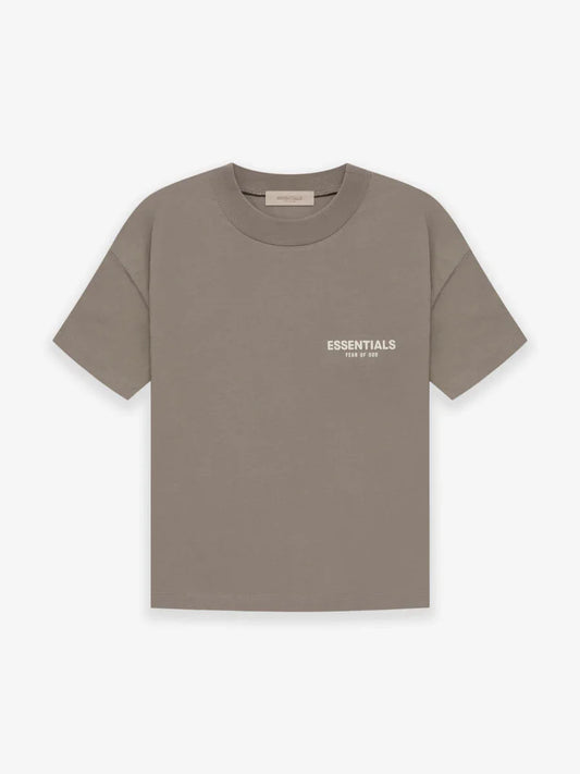 Fear of God Essentials Core Logo T-Shirt — Desert Taupe