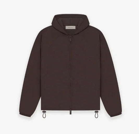 Fear of God Essentials Kids Fullzip Maroon Jacket