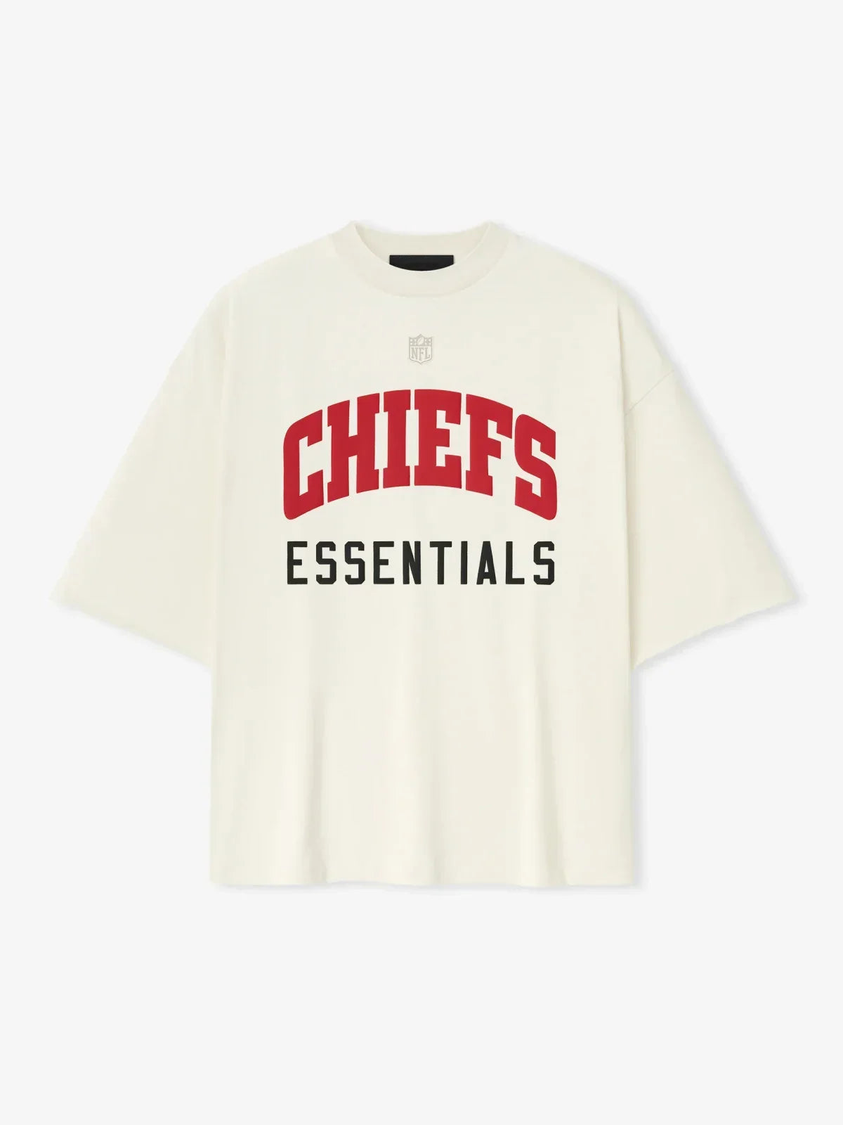 Essentials x NFL Kansas City Chiefs T-Shirt — Cream