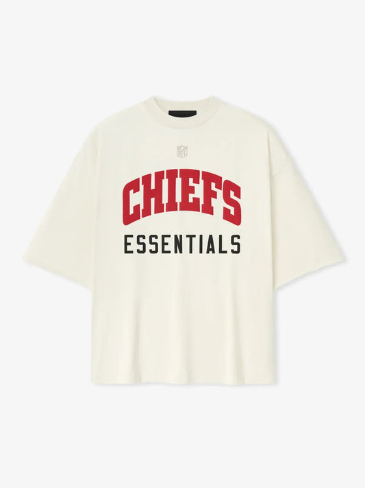 Essentials x NFL Kansas City Chiefs T-Shirt — Cream