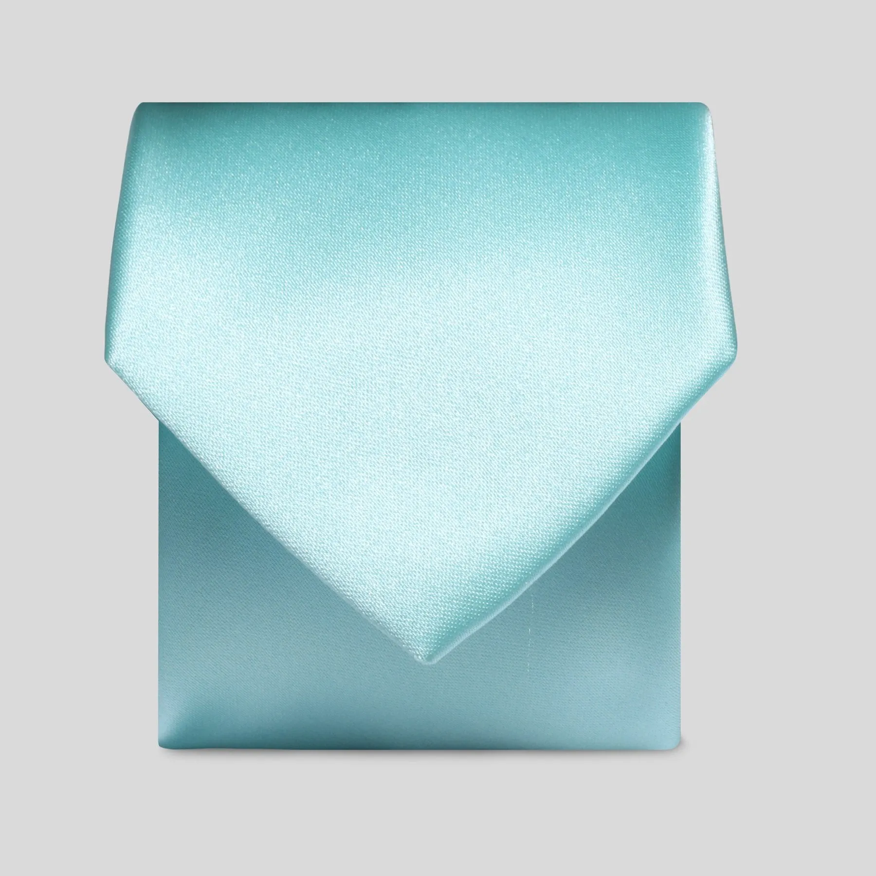 Aqua Satin Tie
