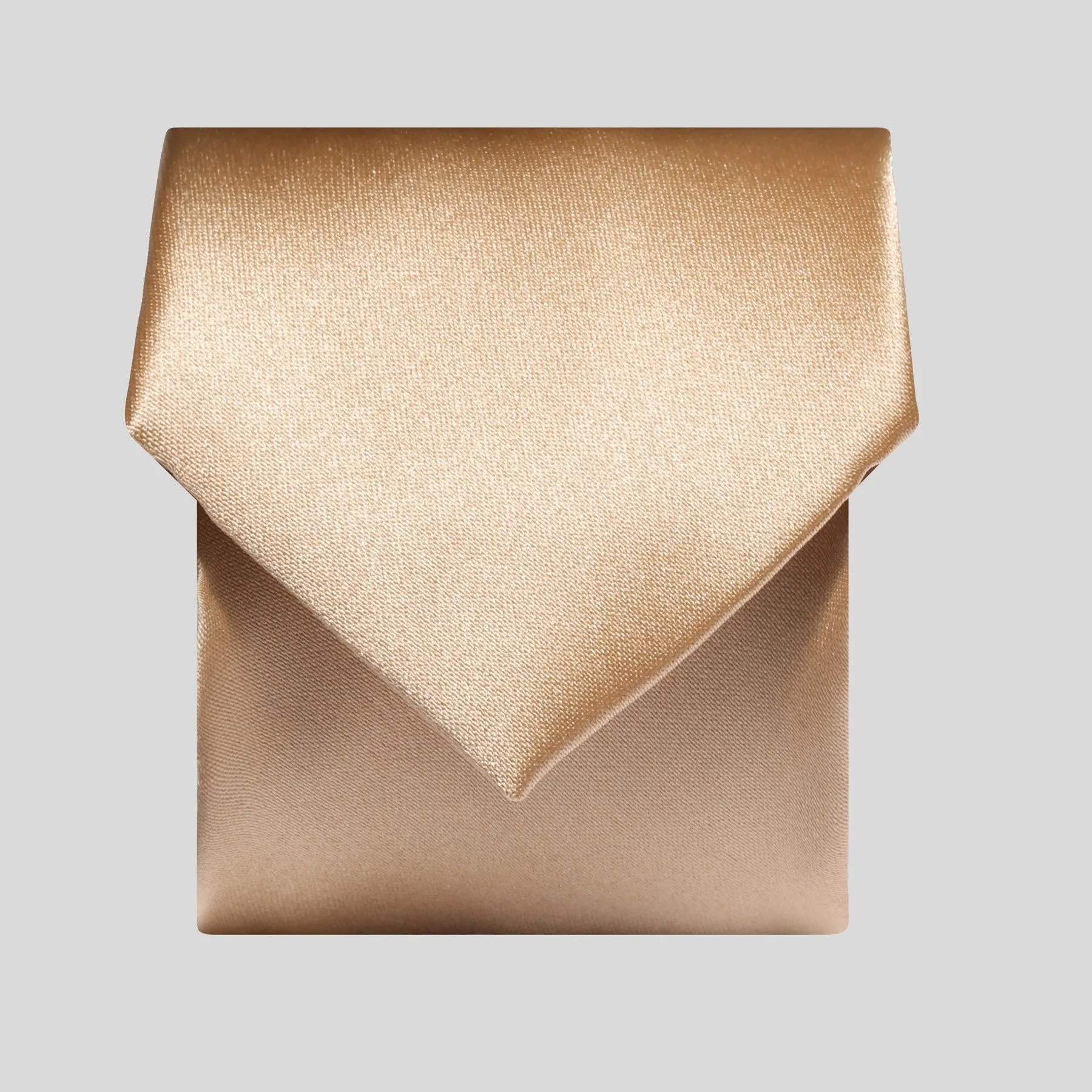 Beige Satin Tie