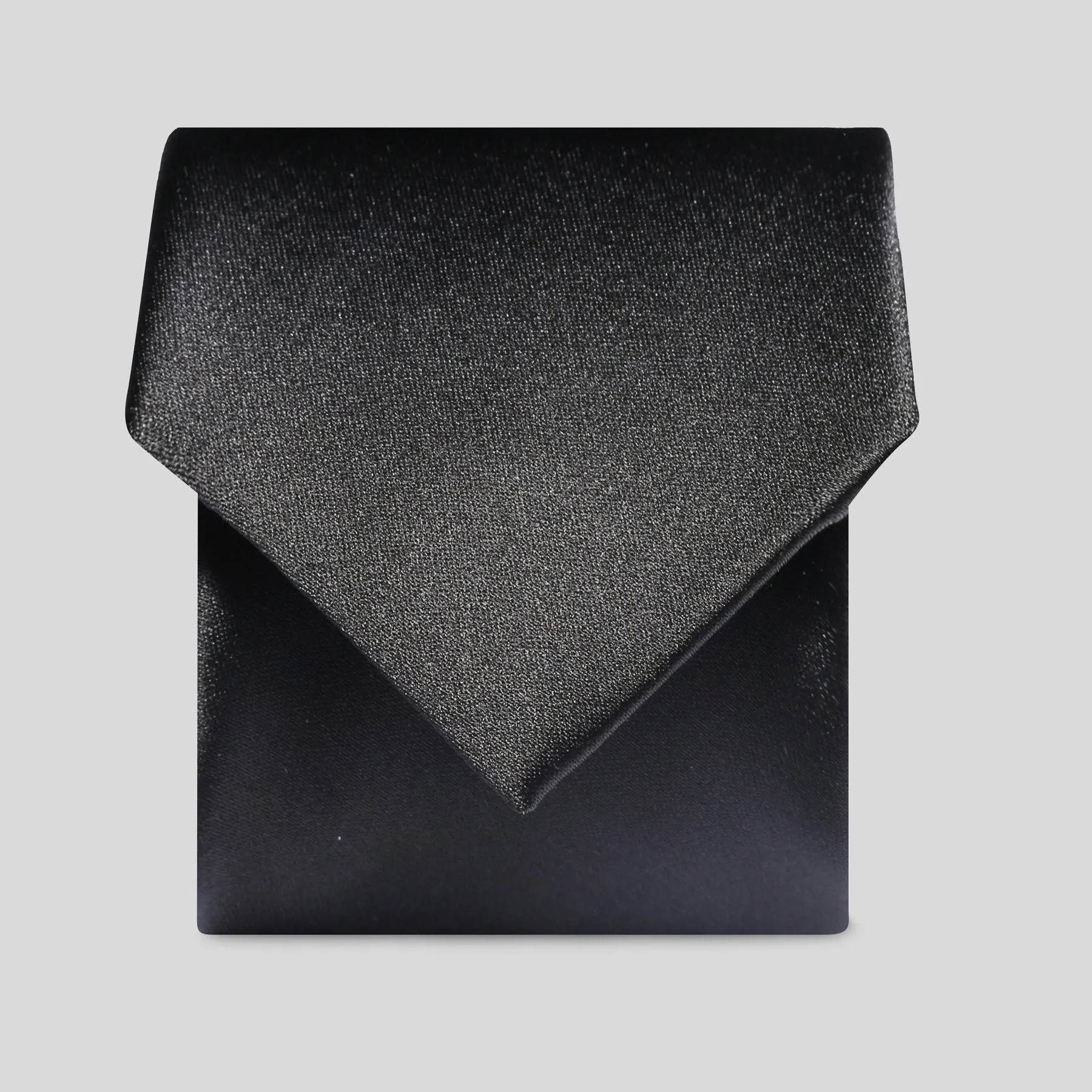 Black Satin Tie