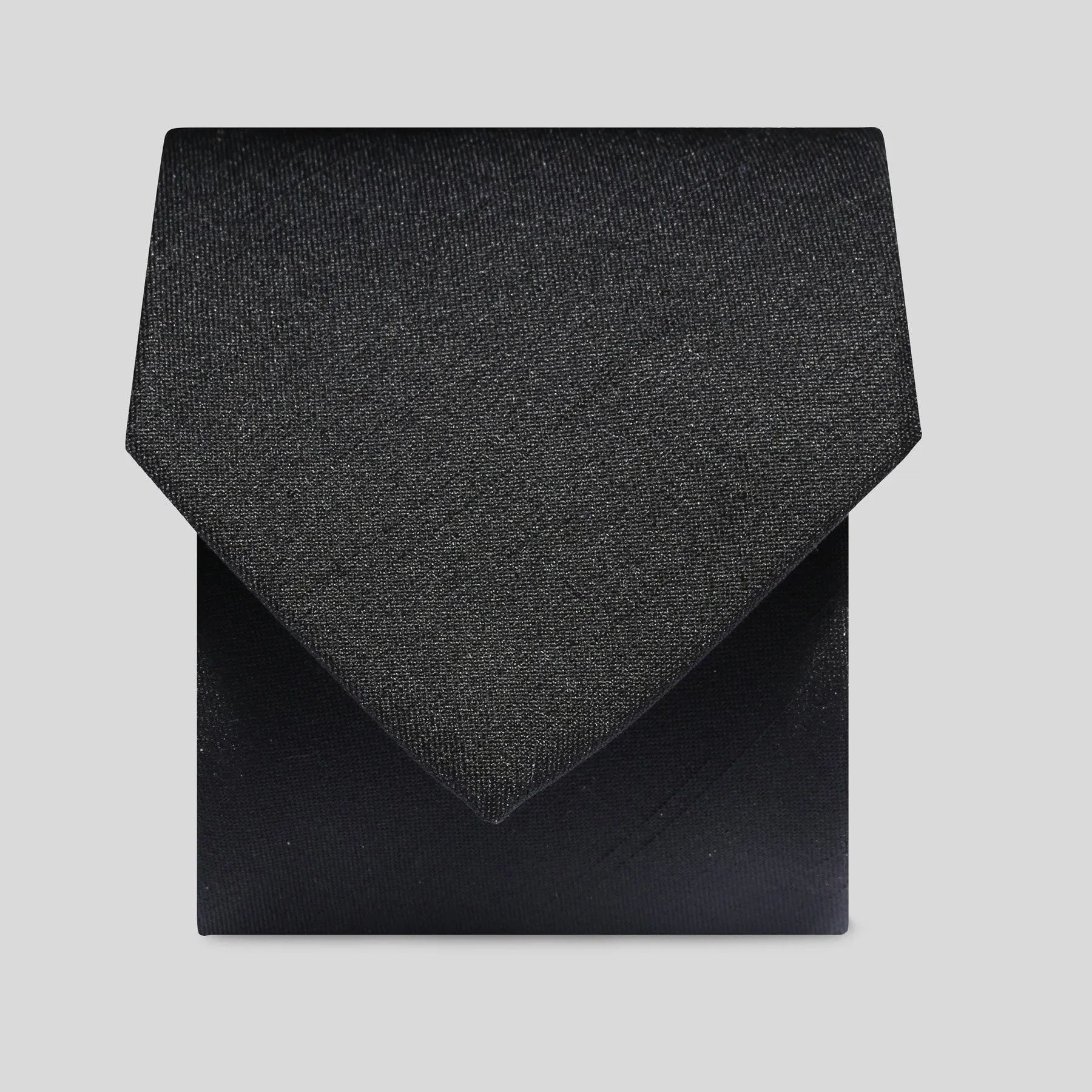 Black Slub Tie