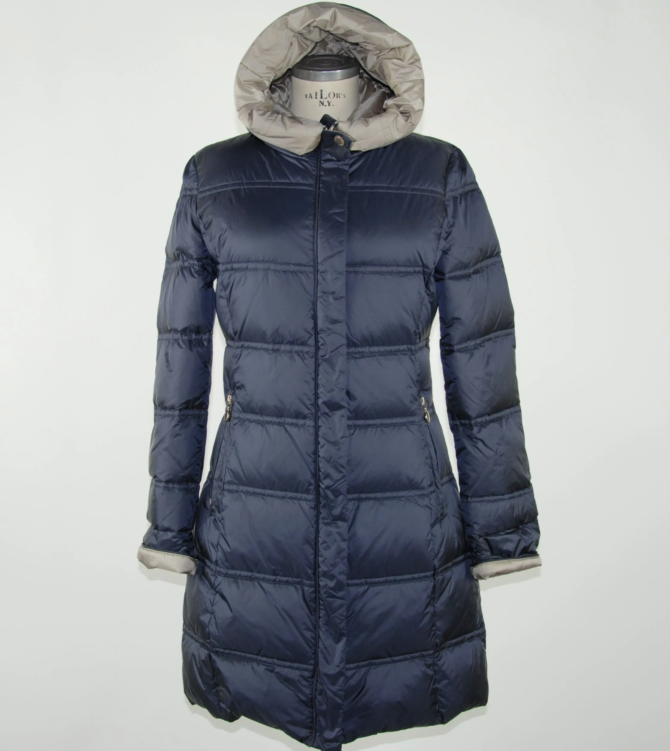 Emilio Romanelli Blue Polyester Jackets & Coat