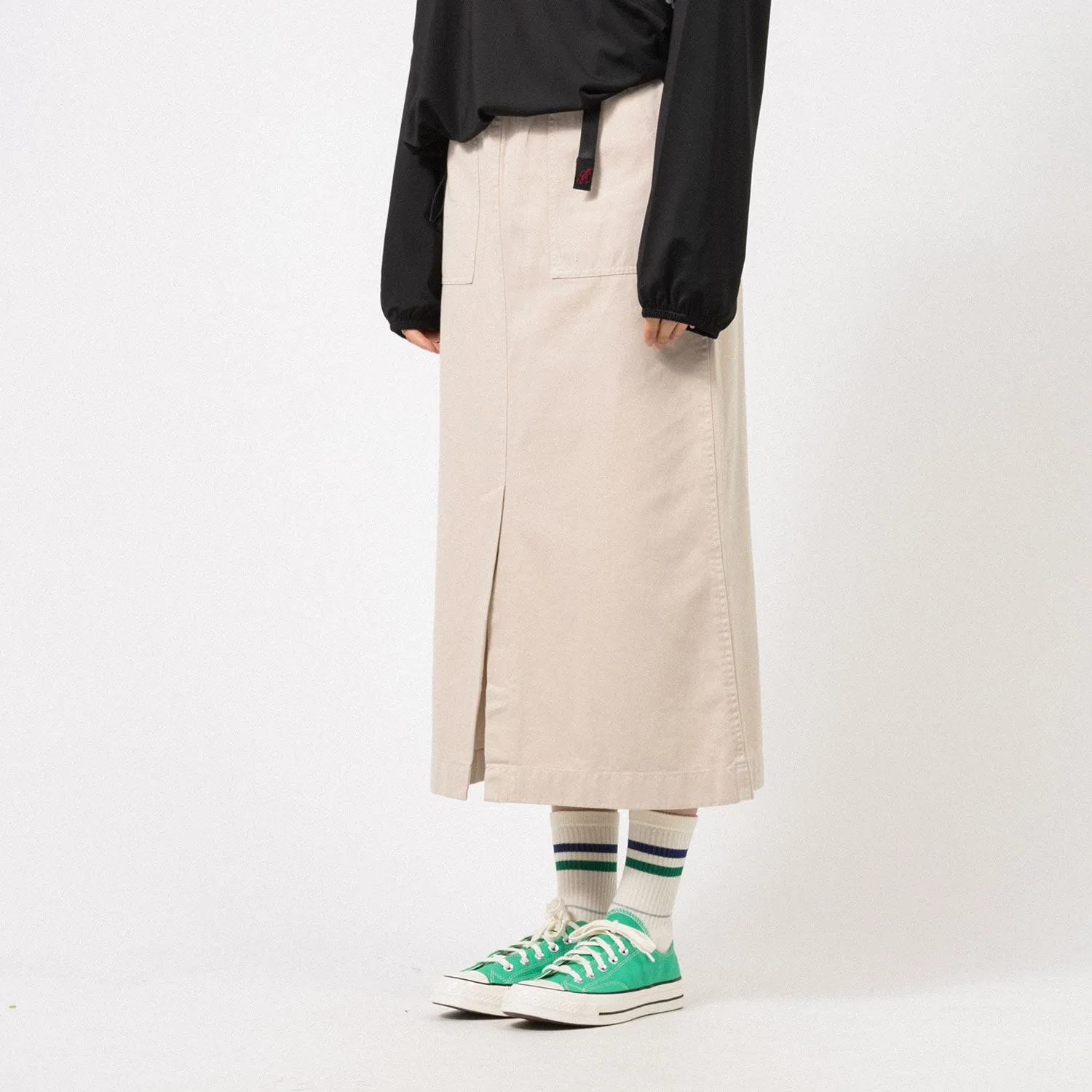 [GRAMICCI] LONG BAKER SKIRT _ US CHINO
