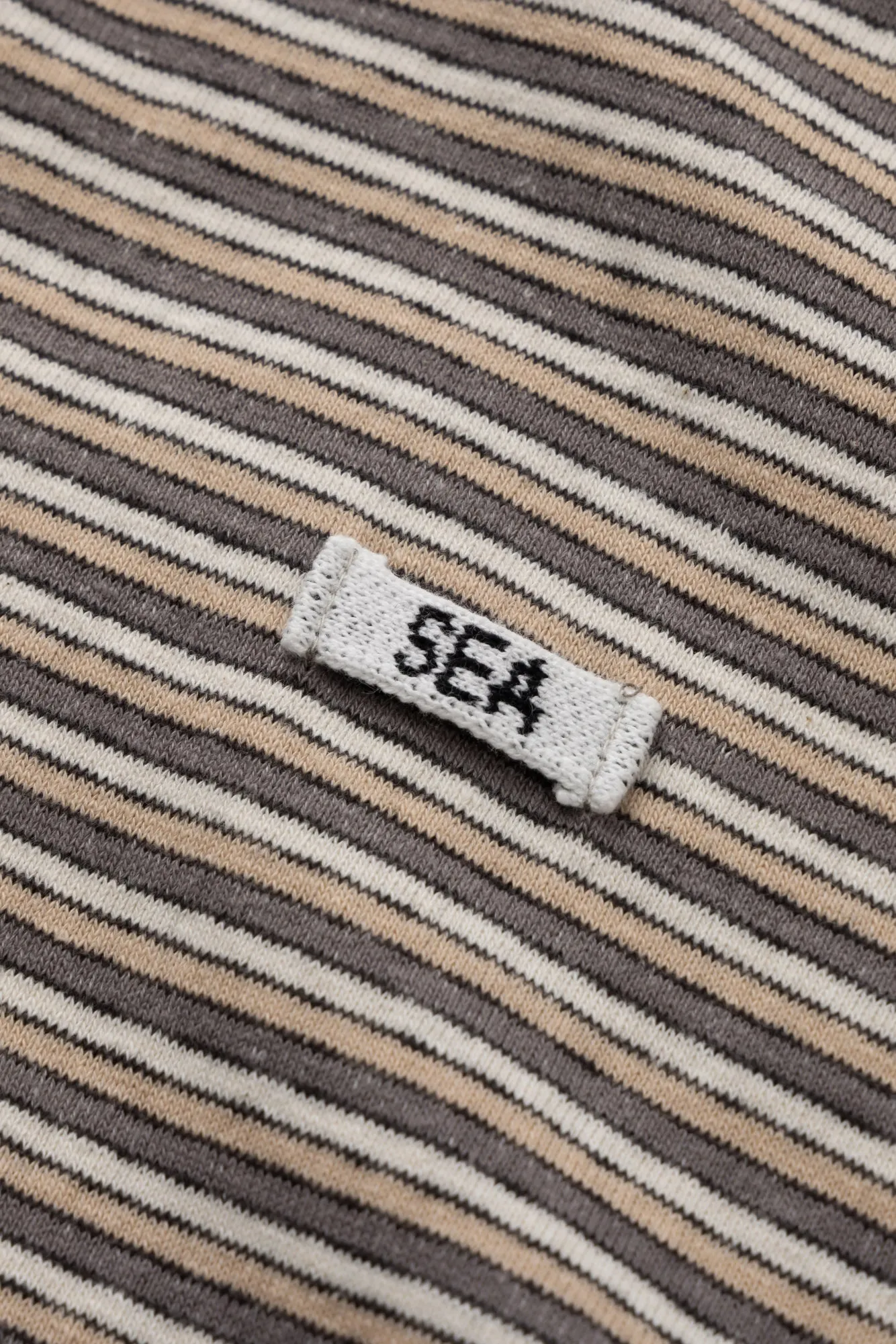 [ONLINE SHOP & S-STORE限定] SEA STRIPED L/S POLO SHIRT