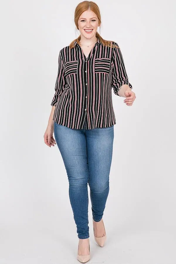 Pre-Order Never Gets Old Striped Shirt