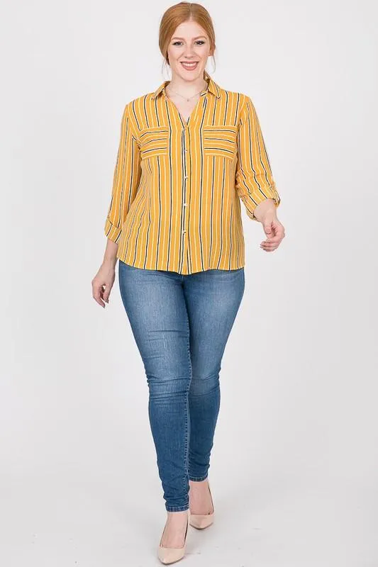 Pre-Order Never Gets Old Striped Shirt
