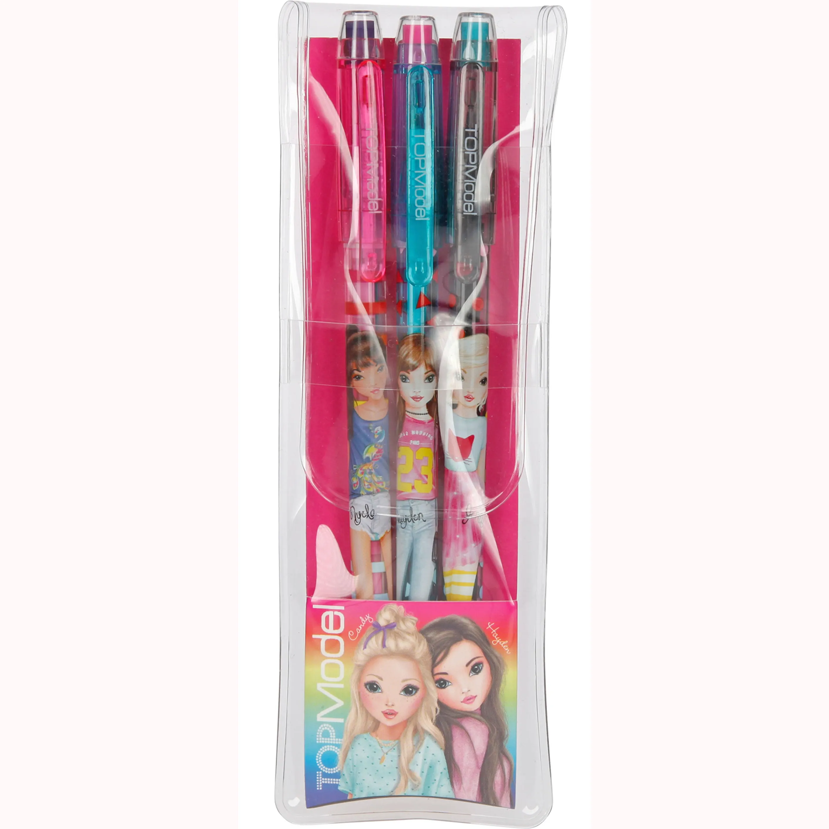 Push Pencils with Eraser by Depesche (Set of 3)