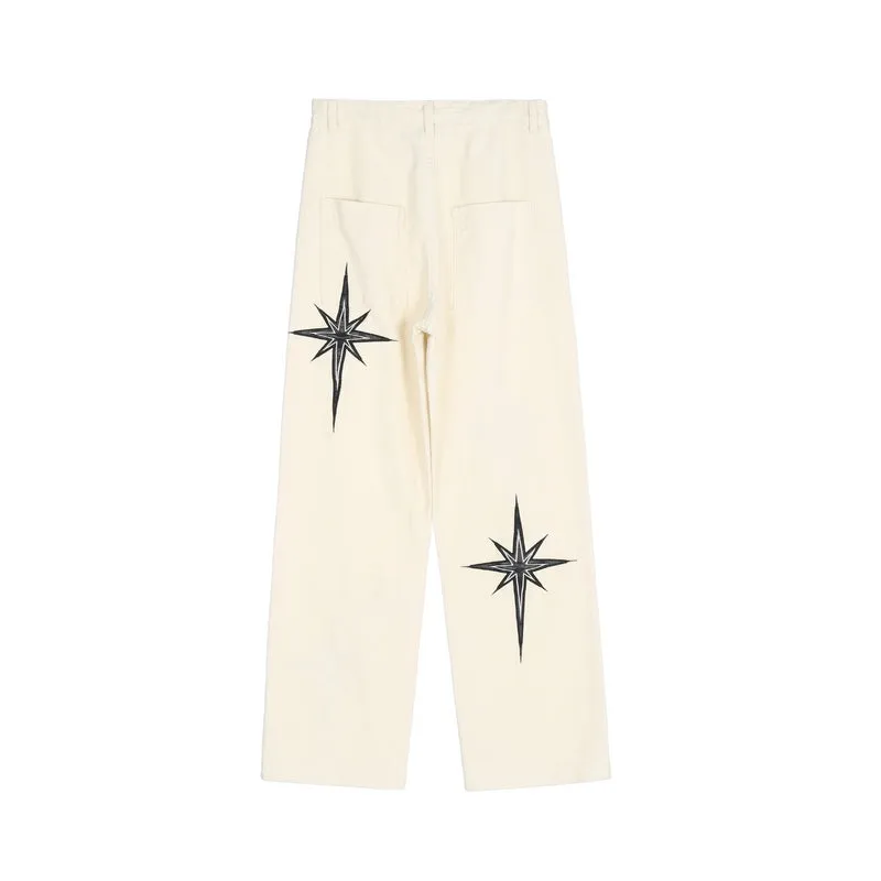'Starlight' Embroidered Denim Jeans