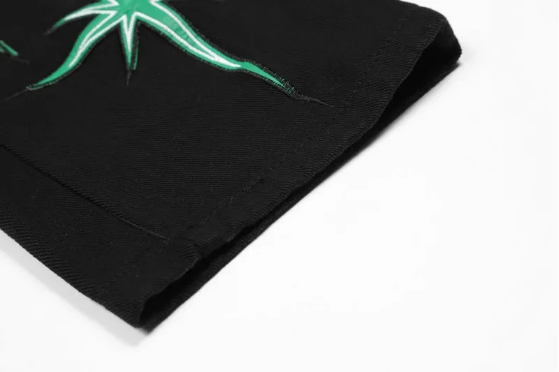 'Starlight' Embroidered Denim Jeans