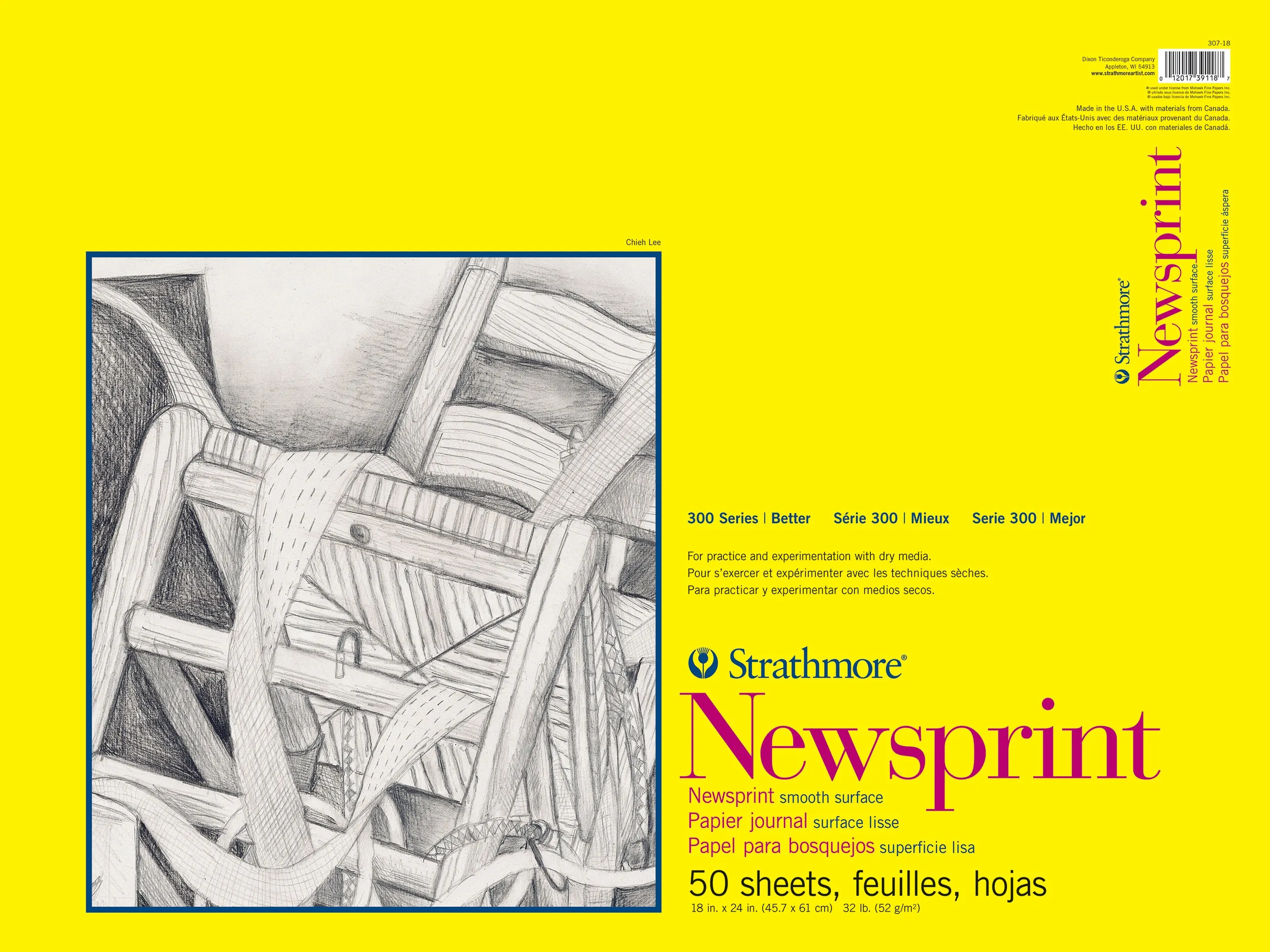 Strathmore Newsprint Pads 300 Series, Various Sizes