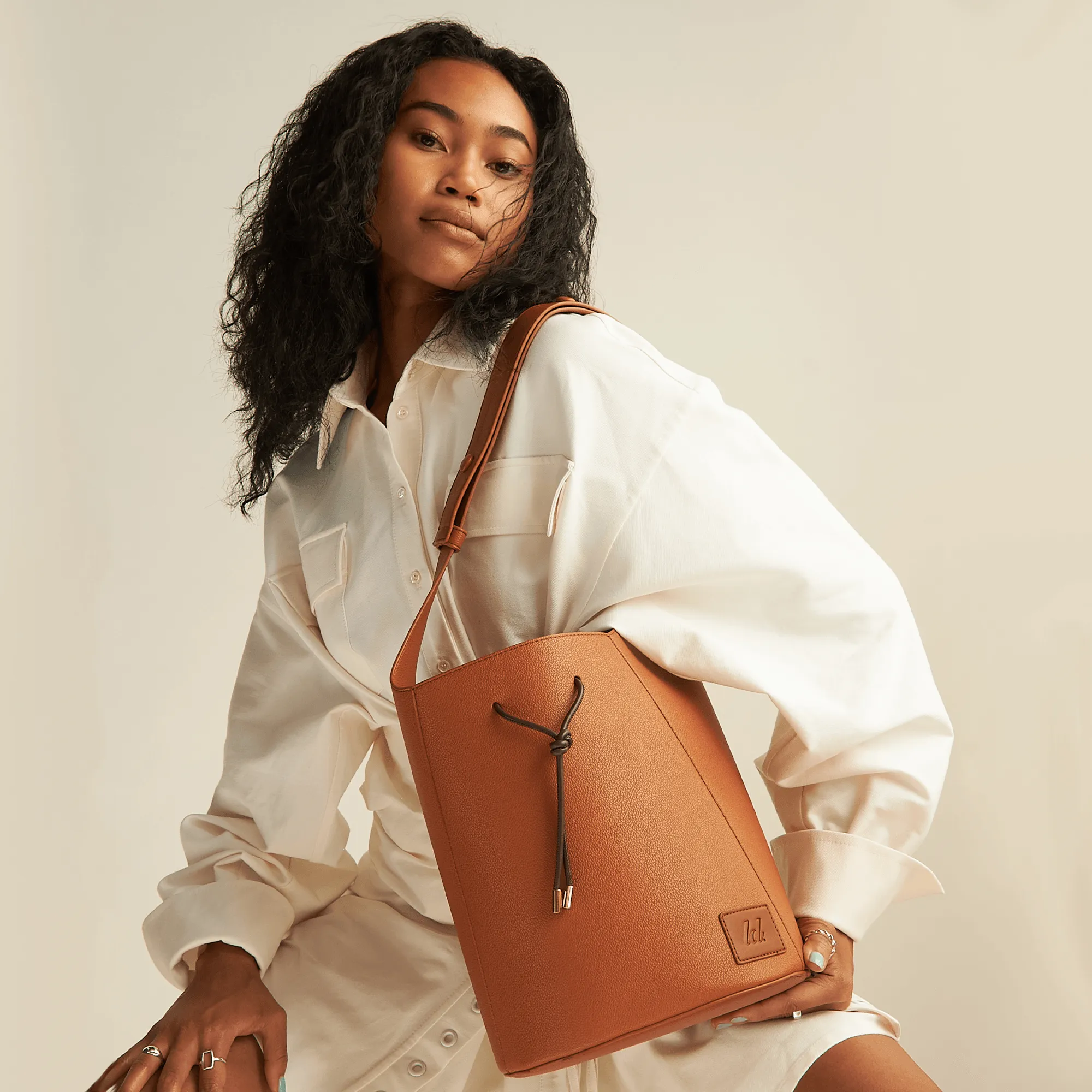 The Novelist Vegan Bucket Tote Bag