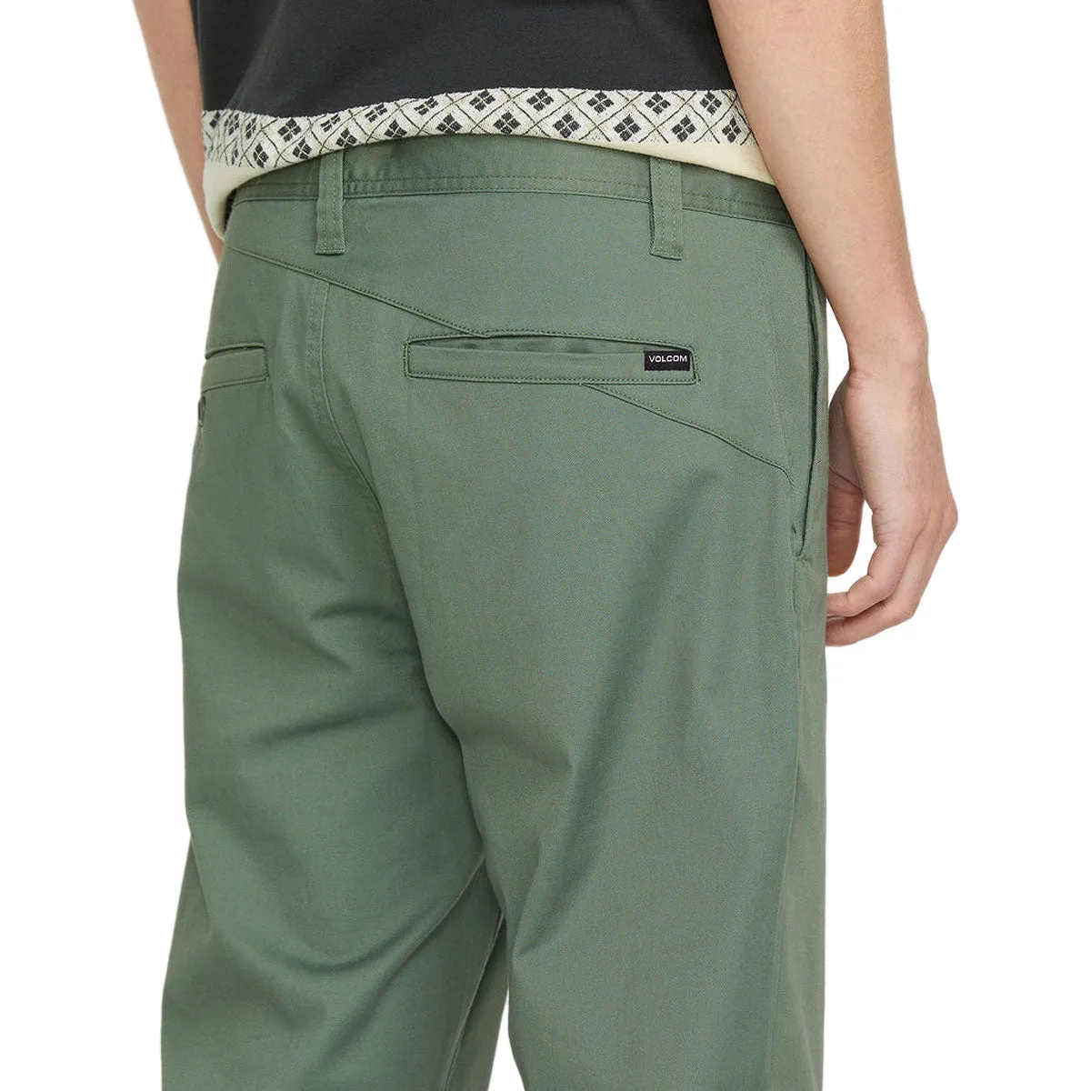 Volcom Frickin Modern Stretch Pants - Light Olive